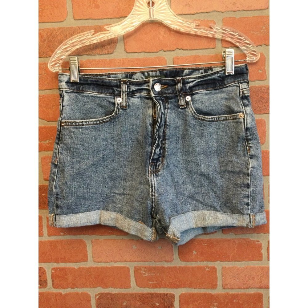 Wild Fable Women's Highest Rise Jeans Shorts Cuffed Hem Pockets Size 8/29R